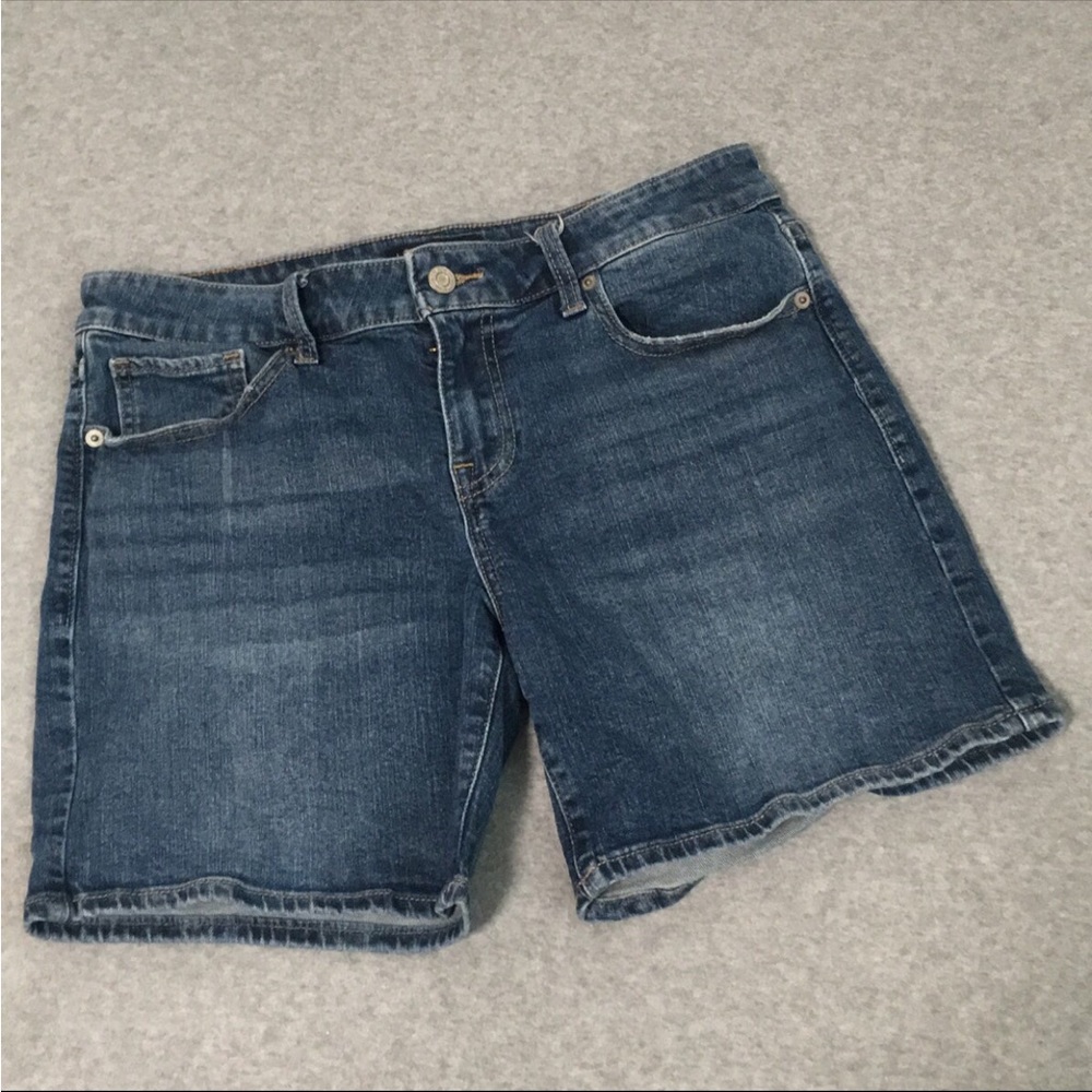 Lucky Brand Denim Shorts Womens Size 6 Coastal Summer Minimalist Capsule Basic